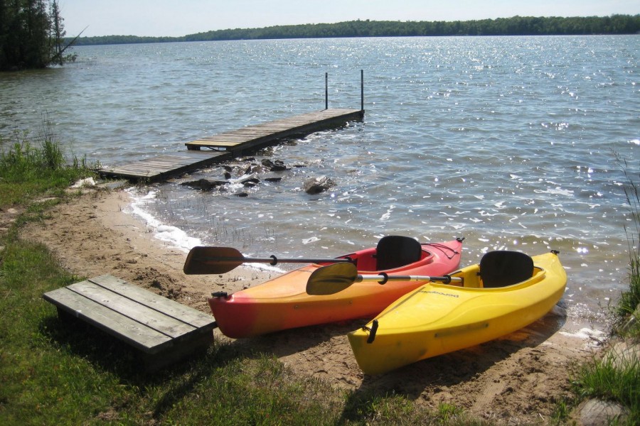 Kayaks at Shoreline